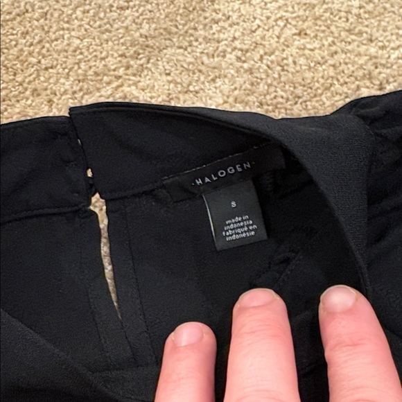 Halogen women’s dress lbd little black dress high neck - Picture 4 of 5